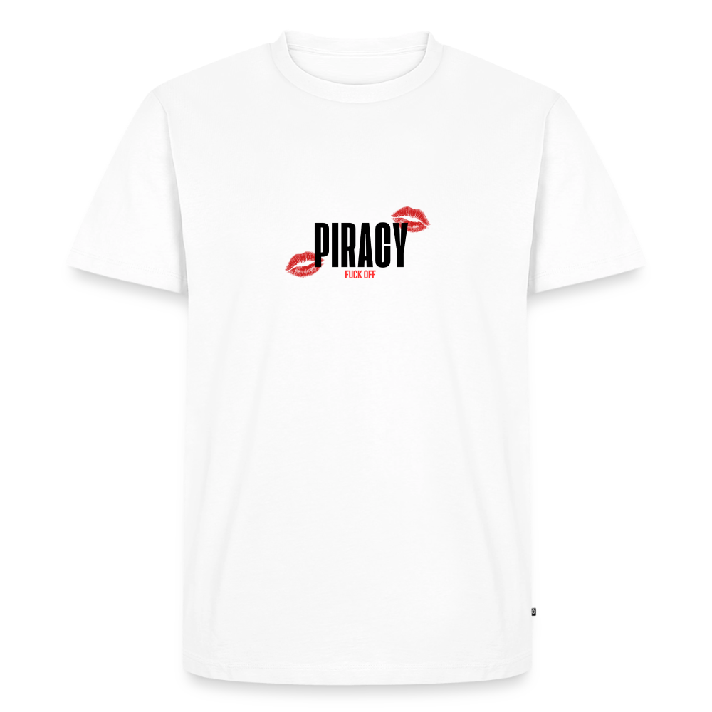 T-shirt I FOUND YOUR GIRLFRIEND IN MY DM – ROUGE - blanc