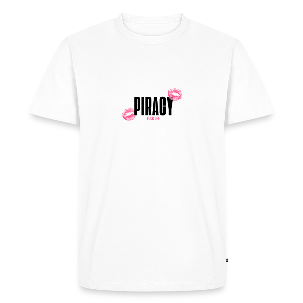 T-shirt I FOUND YOUR GIRLFRIEND IN MY DM – ROSE - blanc