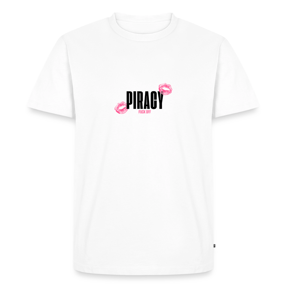 T-shirt I FOUND YOUR BOYFRIEND IN MY DM - ROSE - blanc